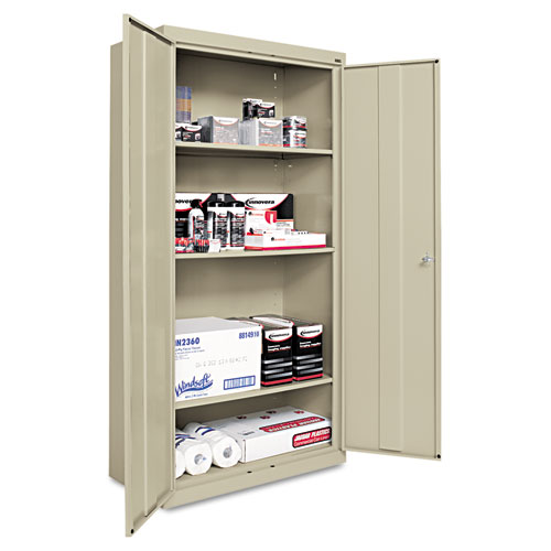 Image of Alera® Economy Assembled Storage Cabinet, 36W X 18D X 72H, Putty