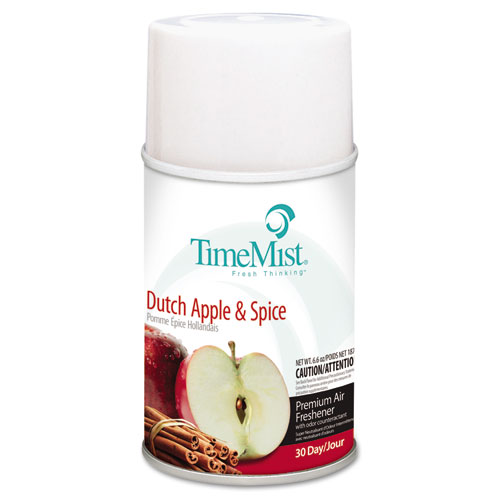 TimeMist® Premium Metered Air Freshener Refill, Dutch Apple and Spice, 6.6 oz Aerosol Spray
