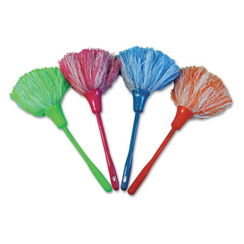Boardwalk® MicroFeather Mini Duster, Microfiber Feathers, 11", Assorted Colors