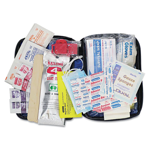 Image of Soft-Sided First Aid and Emergency Kit, 105 Pieces, Soft Fabric Case