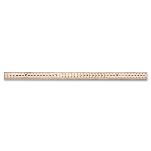 Wooden Meter Stick, 39 1/2", 12/box | by Plexsupply