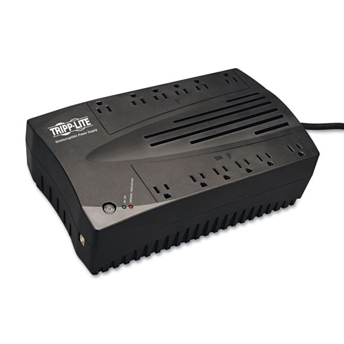 Tripp Lite AVR750U AVR Series UPS Battery Backup System, 12 Outlets, 750 VA, 420 J