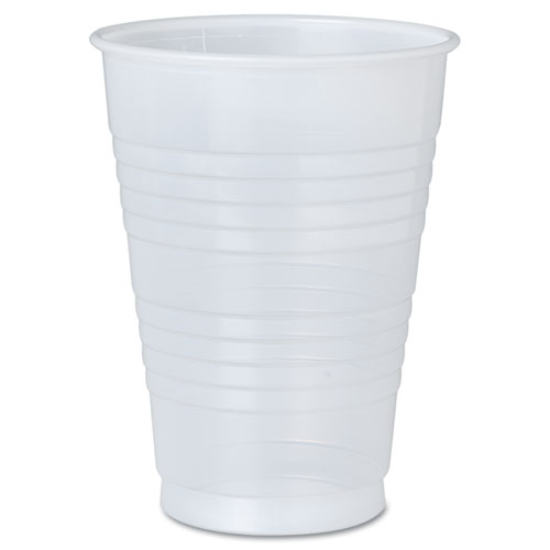 Conex Galaxy Polystyrene Plastic Cold Cups, 12 oz, Translucent, 500/Carton