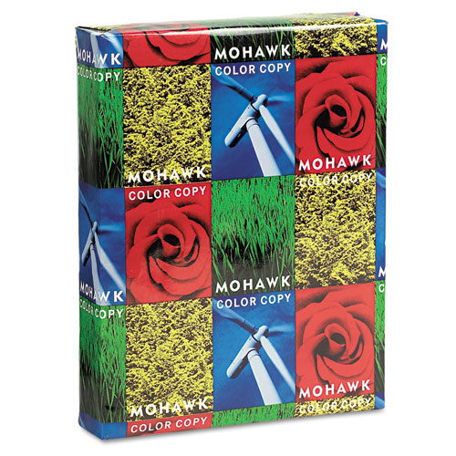 Image of Mohawk Color Copy 98 Paper And Cover Stock, 98 Bright, 28 Lb Bond Weight, 8.5 X 11, Bright White, 500/Ream