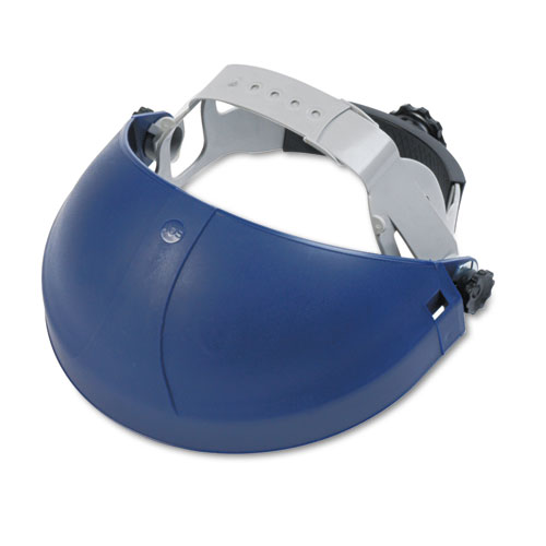 Image of 3M™ Tuffmaster Deluxe Headgear With Ratchet Adjustment, 8 X 14, Blue