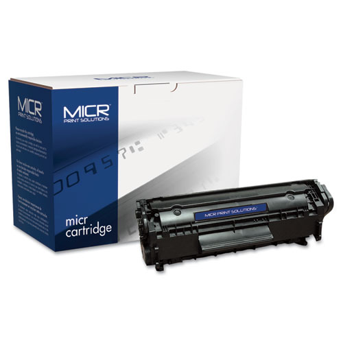 Micr Print Solutions Compatible Q2612A(M) (12Am) Micr Toner, 2,000 Page-Yield, Black, Ships In 1-3 Business Days