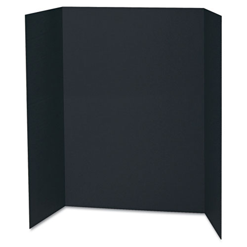 Pacon® Spotlight Corrugated Presentation Display Boards, 48 X 36, Black/Kraft, 24/Carton