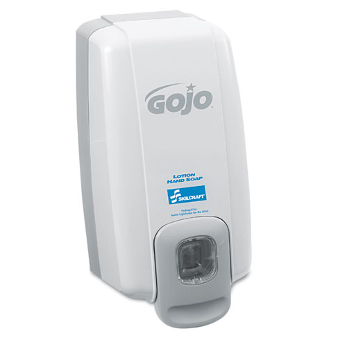 4510015219872, SKILCRAFT GOJO Lotion Soap Wall-Dispenser, 1000 mL, 5 x 4 x 10, Gray