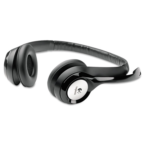 Image of H390 Binaural Over The Head USB Headset with Noise-Canceling Microphone, Black