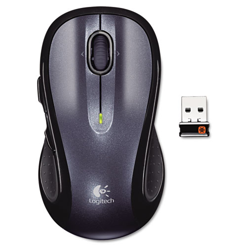 Image of Logitech® M510 Wireless Mouse, 2.4 Ghz Frequency/30 Ft Wireless Range, Right Hand Use, Dark Gray