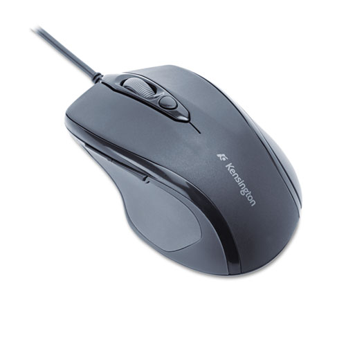 Kensington® Pro Fit Wired Mid-Size Mouse, USB, Black