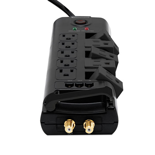 Image of Innovera® Surge Protector, 10 Ac Outlets, 6 Ft Cord, 2,880 J, Black