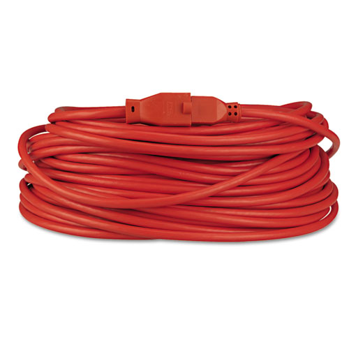 Image of Innovera® Indoor/Outdoor Extension Cord, 100 Ft, 10 A, Orange