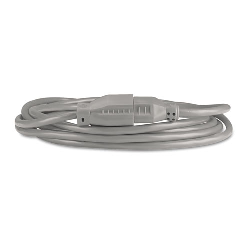 Indoor Heavy-Duty Extension Cord, 9ft, Gray