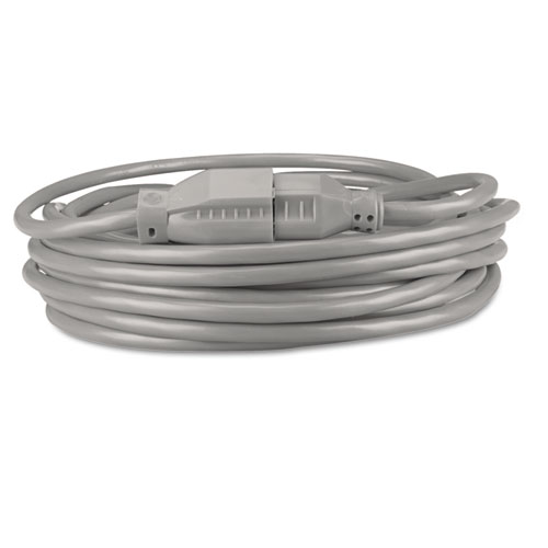 Image of Indoor Heavy-Duty Extension Cord, 15 ft, 13 A, Gray