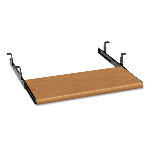 Image of Slide-Away Keyboard Platform, Laminate, 21.5w x 10d, Harvest