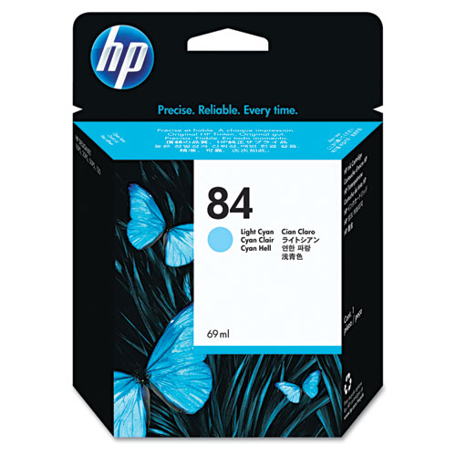 HP 84, (C5017A) Light Cyan Original Ink Cartridge
