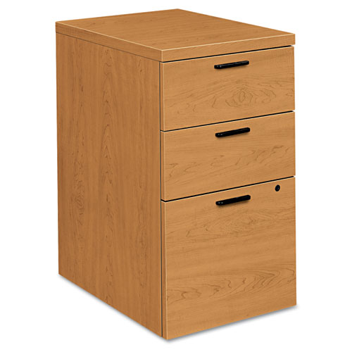 Image of 10500 Series Mobile Pedestal File, Left or Right, 3-Drawers: Box/Box/File, Legal/Letter, Harvest, 15.75" x 22.75" x 28"