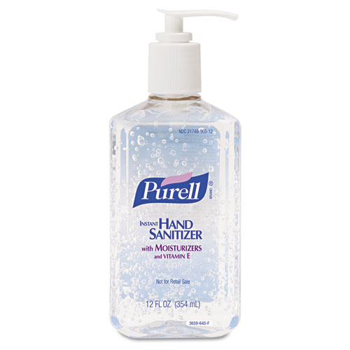 Purell Instant Hand Sanitizer, 12oz. Pump Bottle SupplyTime