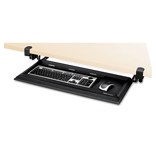 Image of Designer Suites DeskReady Keyboard Drawer, 19.19w x 9.81d, Black Pearl