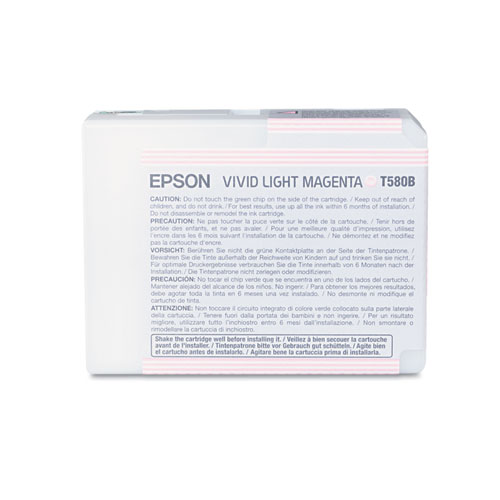 Image of Epson® T580B00 Ultrachrome K3 Ink, Vivid Light Magenta
