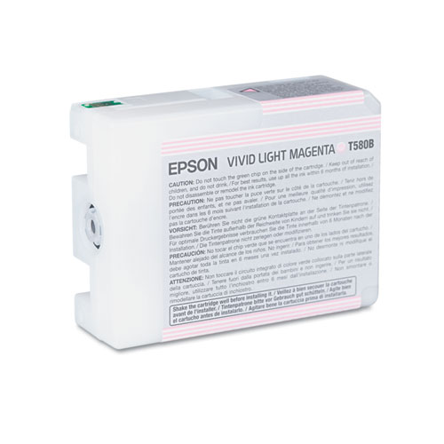 Image of Epson® T580B00 Ultrachrome K3 Ink, Vivid Light Magenta