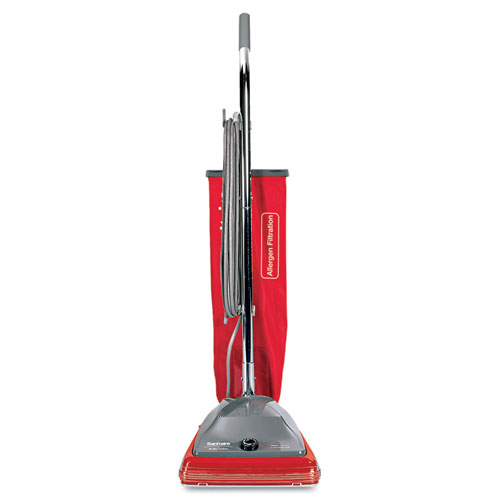 Sanitaire® Tradition Upright Vacuum Sc688A, 12" Cleaning Path, Gray/Red