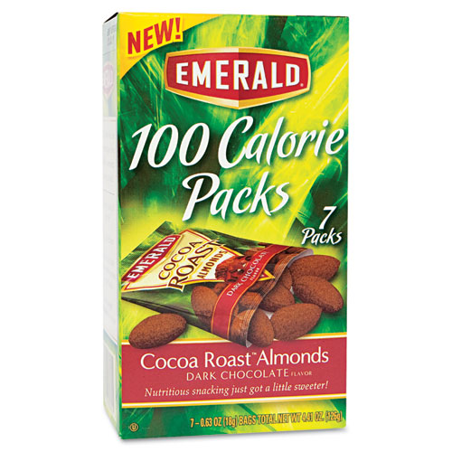 Image of 100 Calorie Pack Cocoa Roast Almonds, 0.63 oz Packs, 7/Box