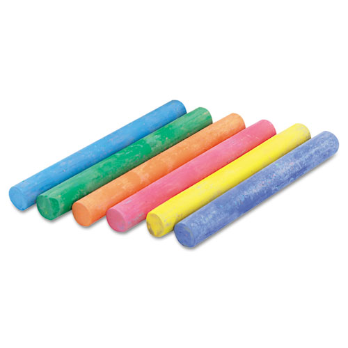 Prang Hygieia Dustless Chalk, Assorted Colors - 12 count