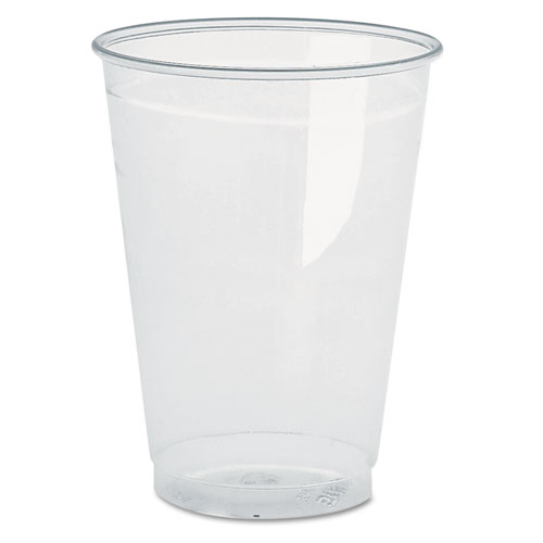 EARTHCHOICE RECYCLED CLEAR PLASTIC COLD CUPS, 16 OZ, 70/BAG, 10 BAGS/CARTON