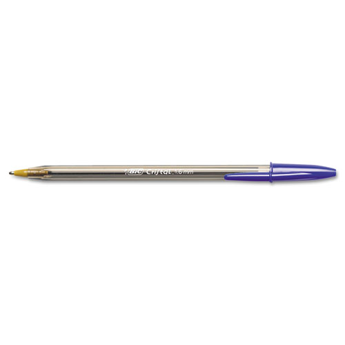 BIC® Cristal Xtra Bold Ballpoint Stick Pen, Black Ink, 1.6mm, Bold, Dozen