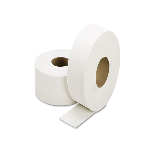 8540015909072 SKILCRAFT Jumbo Roll Toilet Tissue, 1-Ply, White, 3.7" x 2,000 ft, 12/Box