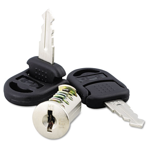 Core Removable Lock And Key Set, Silver, Two Keys/set