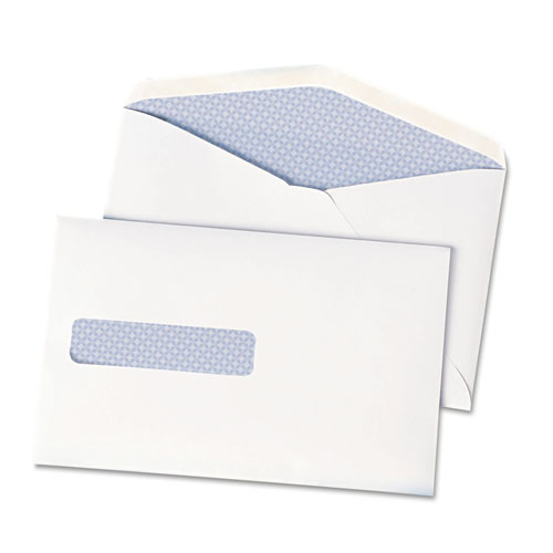 Postage Saving Envelope, #6 5/8, Commercial Flap, Gummed Closure, 6 x 9.5, White, 500/Pack | by Plexsupply