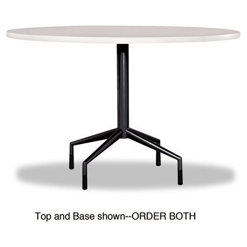 Rsvp Series Standard Fixed Height Table Base, 28" Dia. X 29h, Black