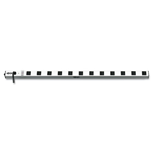 VERTICAL POWER STRIP, 12 OUTLETS, 15 FT CORD, 36" LENGTH