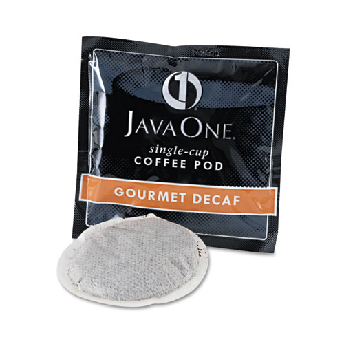 Image of Java One® Coffee Pods, Colombian Decaf, Single Cup, Pods, 14/Box