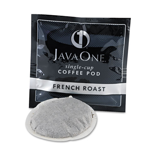 Coffee Pods, French Roast, Single Cup, 14/Box