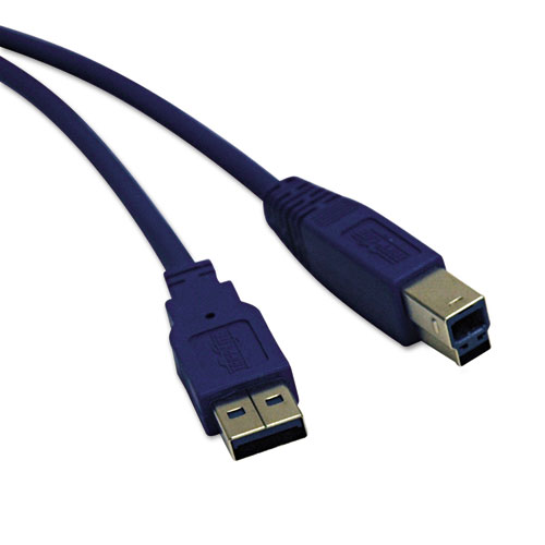 Tripp Lite USB 3.0 Device Cable, 15 ft, Blue