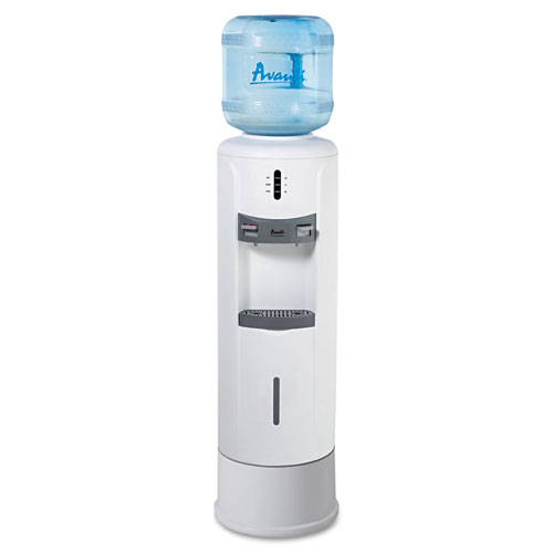 Avanti Hot and Cold Water Dispenser, 12 3/4" dia. x 39h, Ivory White