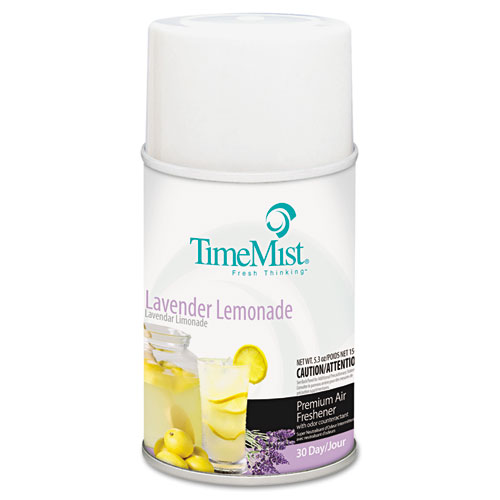 Image of Premium Metered Air Freshener Refill, Lavender Lemonade, 5.3 oz Aerosol Spray