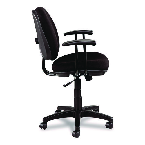 Alera Interval Series Swivel/Tilt Task Chair, Supports Up to 275 lb, 18.42" to 23.46" Seat Height, Black