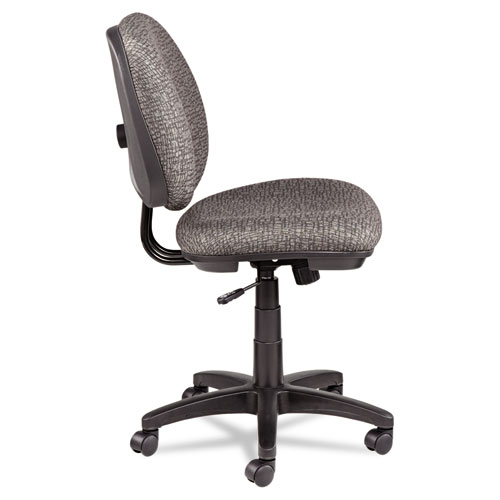 Image of Alera Interval Series Swivel/Tilt Task Chair, Supports 275 lb, 18.11" to 23.22" Seat, Graphite Gray Seat/Back, Black Base