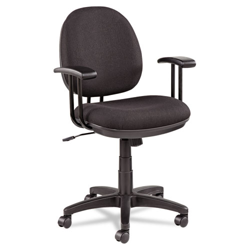 Image of Alera® Interval Series Swivel/Tilt Task Chair, Supports Up To 275 Lb, 18.42" To 23.46" Seat Height, Black