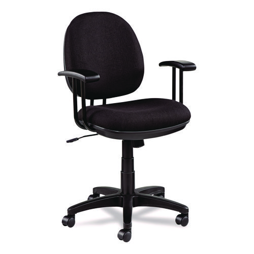 Alera Interval Series Swivel/Tilt Task Chair, Supports Up to 275 lb, 18.42" to 23.46" Seat Height, Black