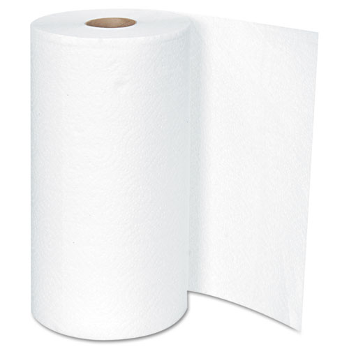 Image of Kitchen Roll Towel, 2-Ply, 11 x 8.5, White, 250/Roll, 12 Rolls/Carton