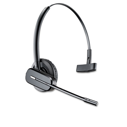 Image of Poly® Cs540 Monaural Convertible Wireless Headset, Black