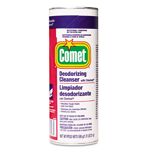 Comet Cleanser w/Chlorinol, Powder, 21oz Canister SupplyTime