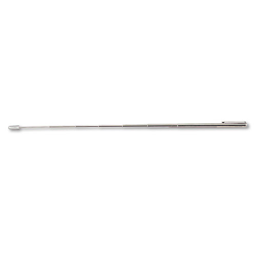 Slimline Pen-Size Pocket Pointer w/Clip, Extends to 24-1/2, Silver