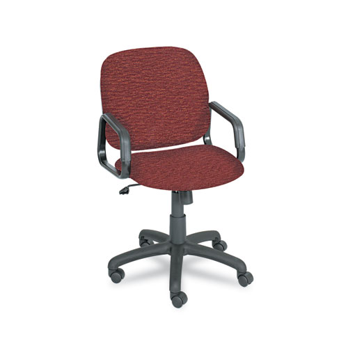 CAVA URTH COLLECTION HIGH BACK SWIVEL/TILT CHAIR, SUPPORTS UP TO 250 LBS., BURGUNDY SEAT/BURGUNDY BACK, BLACK BASE
